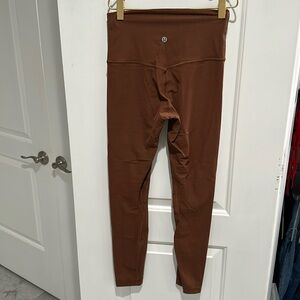 Lulu lemon align ribbed leggings 25' cropped